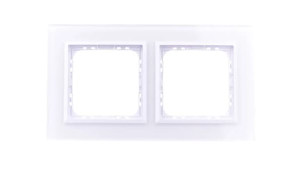 Ospel Dobbeltramme Sonata glas hvid (R-2RGC/31/00)