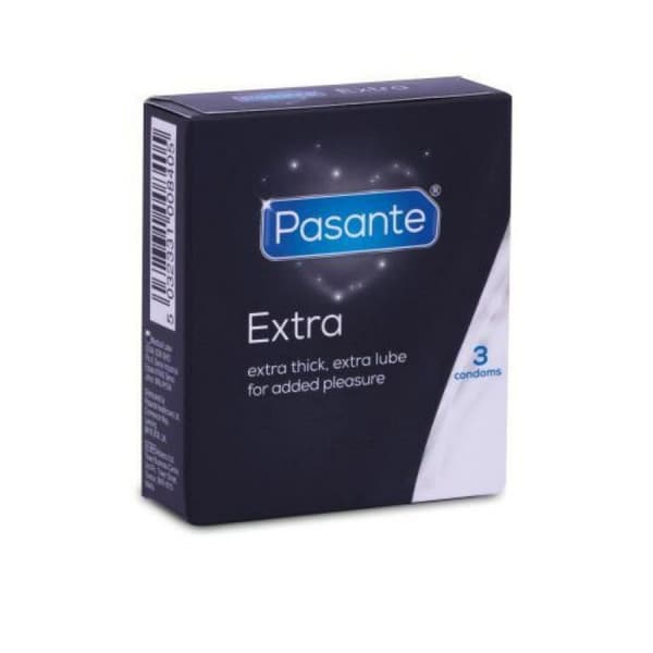 Pasante ekstra kondom ekstra tykke 3 enheder