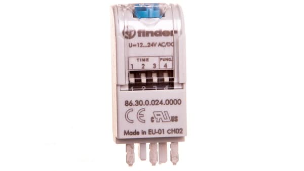 12-24V AC/DC Dubbelfunktions-timer-modul för reläsocklar F86-30-0-024-0000