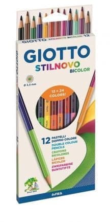 Stilnovo dobbeltblyanter 18 farver GIOTTO