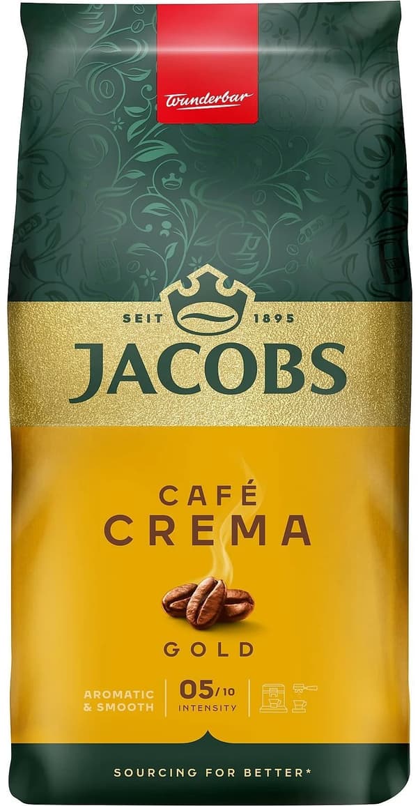Kaffebønner Jacobs Experten Crema Gold 1 kg