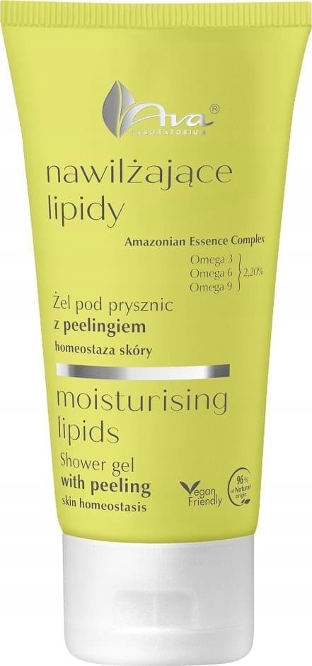 AVA Laboratorium_Kosteuttava Lipidi-suihkugeeli kuorinnalla 150ml