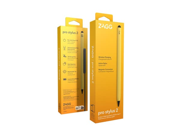 ZAGG Pro Stylus2 - kynä Apple iPadille (keltainen)
