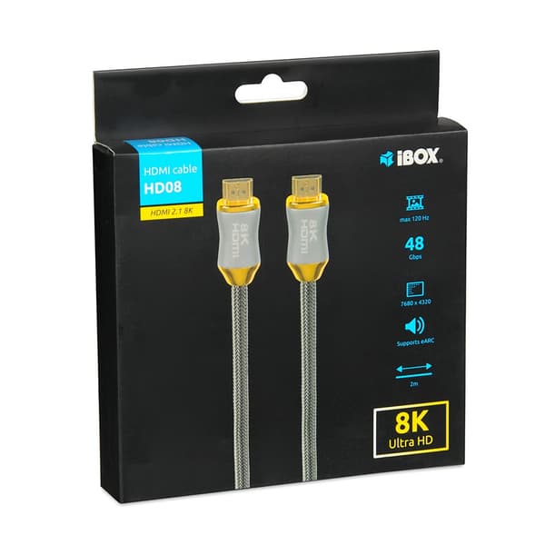 CABLE I-BOX HD08 HDMI 2.1 8K  2M
