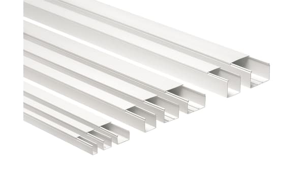 Kabelkanal med lock CP 100x100 vit /2m/ ECCP100100B