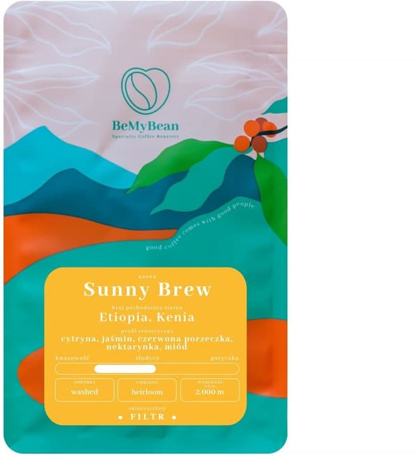 BeMyBean - Sunny Brew Filter hela bönor kaffe 250 g