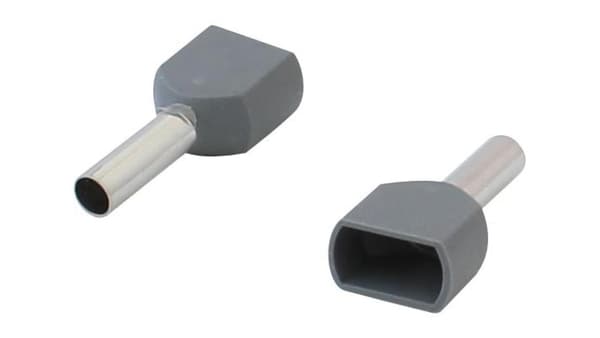 KAKSOISERISTETTY HOLKKIPÄÄTE 2*2.5MM 10 KPL