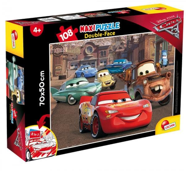 Lisciani PUZZLE DF SUPERMAXI 108 BILER 3 RACER