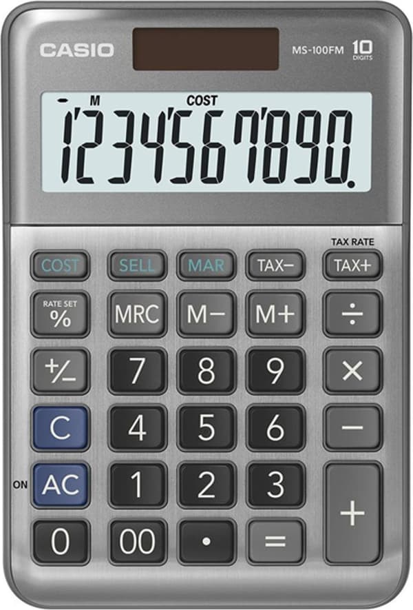 Casio MS-100FM regnemaskine Desktop Ba