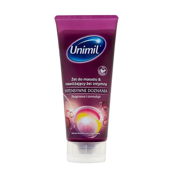 UNIMIL UNIMIL_Intense Sensations hieronta- ja kosteuttava intiimigeeli 200ml