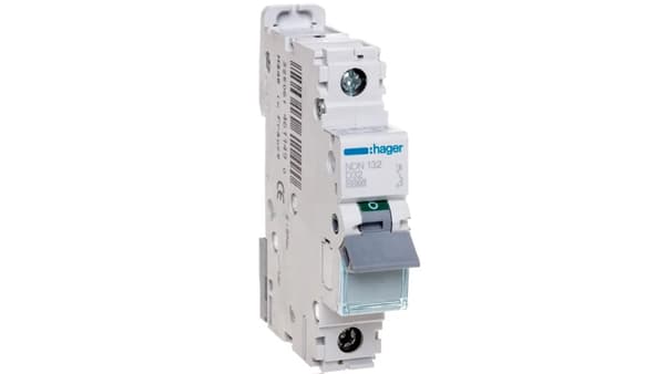 1P D 32A 10kA AC NDN132 superlock-afbryder
