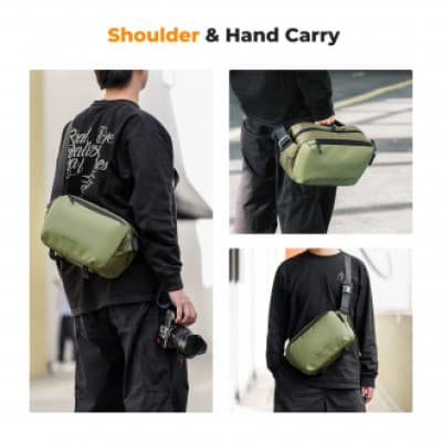 Fotoväska K&F Concept Alpha Sling Bag 10 l - grön