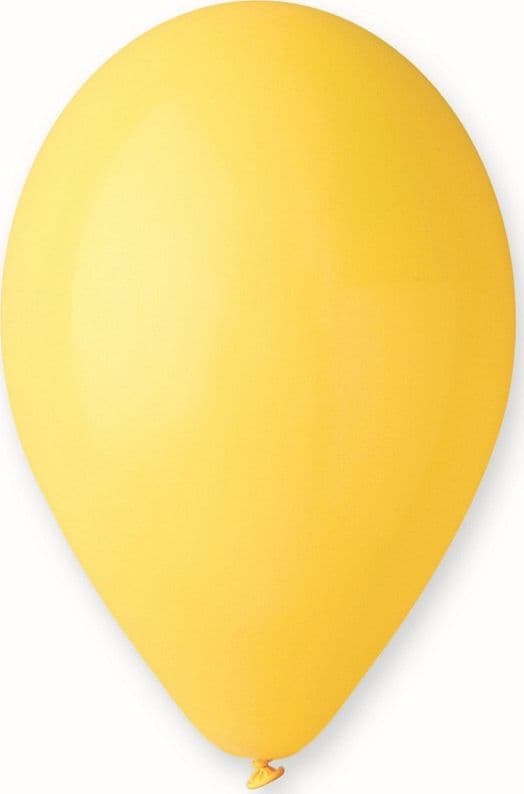 Gemar Pastel Balloner Gul, G110, 30 cm, 100 stk