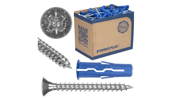 Universal plugs UNO 8x32 med konisk indsats 5.0x60 100 stk. RAWLPLUG