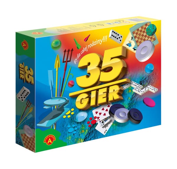 Sæt med 35 spil