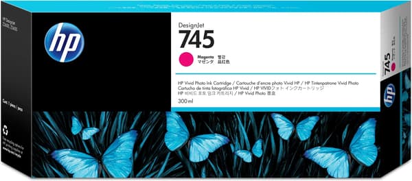 HP 745 - Høj kapacitet - magenta - original - DesignJet - blækpatron
