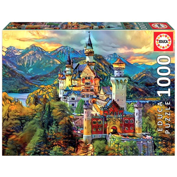 Neuschwanstein Slot puslespil 1000 brikker
