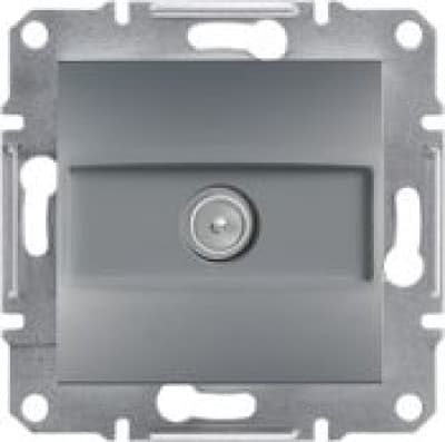 Schneider Electric Aspora TV-stikdåse uden ramme stål (EPH3200162)