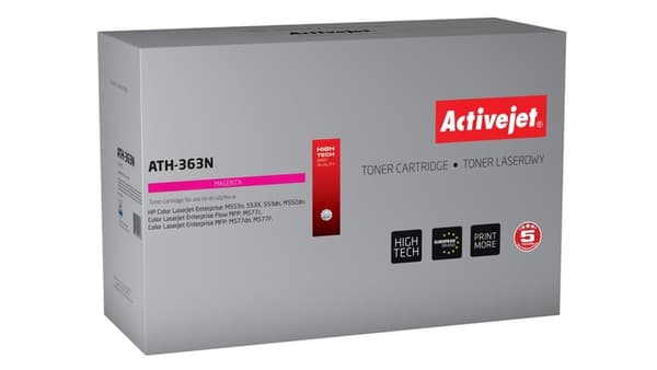 Tonerpatron Activejet ATH-363N Magenta Erstatning for 508A (ATH-363N)
