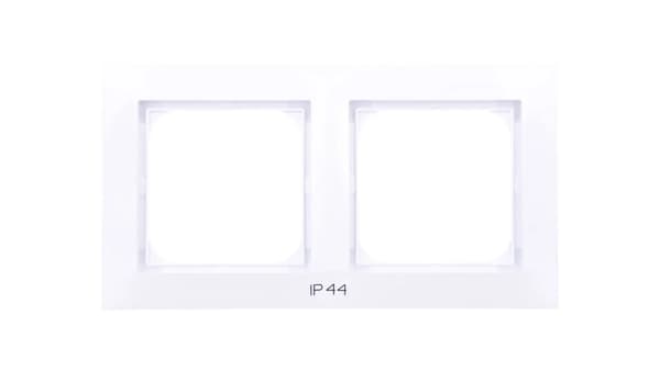 Ospel Dobbeltramme Impression til forbindelsesled IP-44 hvid (RH-2Y/00)