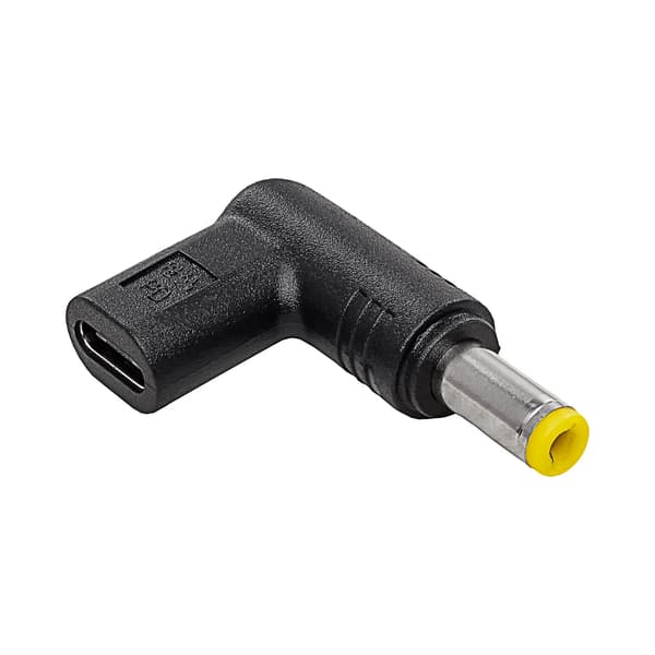 Bærbar adapter AK-ND-C01 USB-C / 5.5 x 2.5 mm