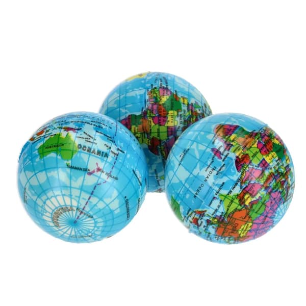 Antistressboll 7cm Globus
