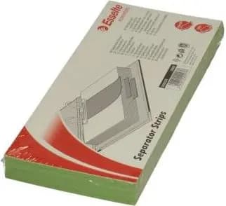 Esselte Pahvinen välilehti 1/3 A4 100 kpl. vihreä (ET6958)