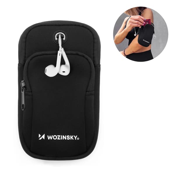 Wozinsky Løbearmbånd Sort (WABBK1)