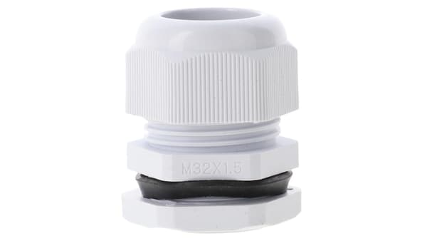 Til kabelramme fi 18-25mm M32 IP68 grå plast 34.532
