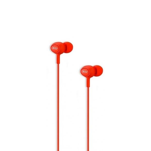 XO kablede hovedtelefoner S6 jack 3,5 mm in-ear rød