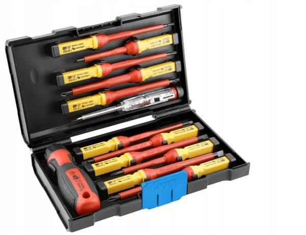 Hoegert HT1S997 Skruvar – set om 13 st, isolerade 1000V