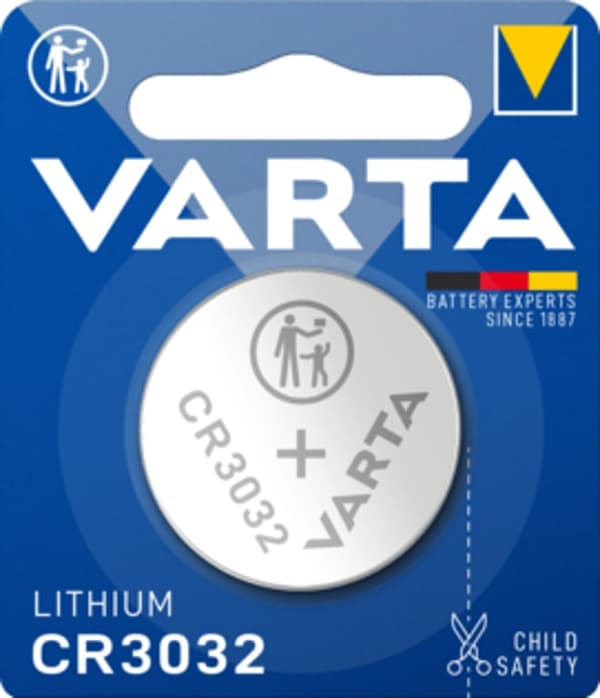 Varta-nappiparisto CR3032 3V 5500mAh Litium 1kpl.