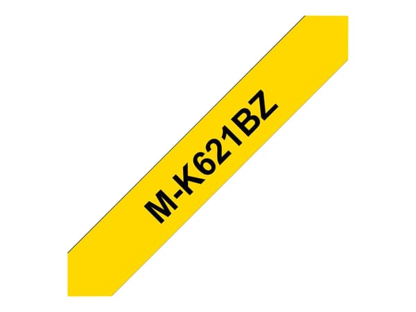 Brother MK621BZ - 9 mm - sort på gul