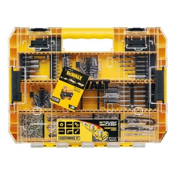 DEWALT SÆT MED BOREMASKINER OG BITS 80 stk.