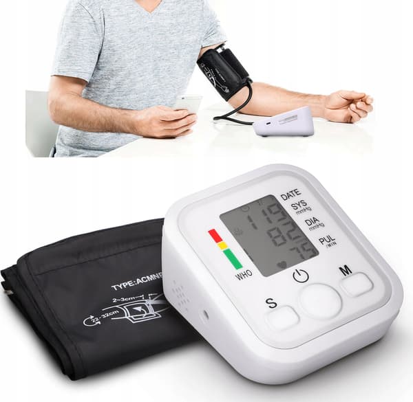 Extralink Smart Life K-4S | Skulder blodtryksmåler | Hvid
