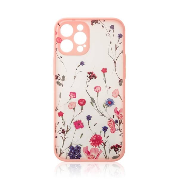 Designfodral för iPhone 12 Pro Max Blomrosa