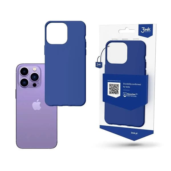 3mk Matt Case -sarjan kuori iPhone 14 Prolle - sininen