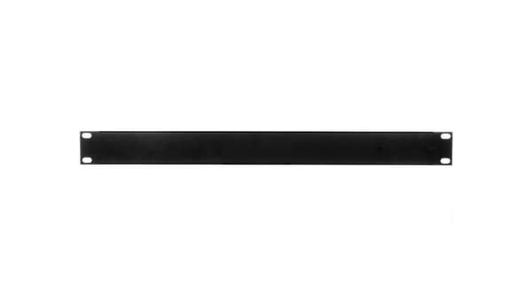 Skabsgitter 19 tommer 1U sort (RAL 9005) TN-19-M1U-BK