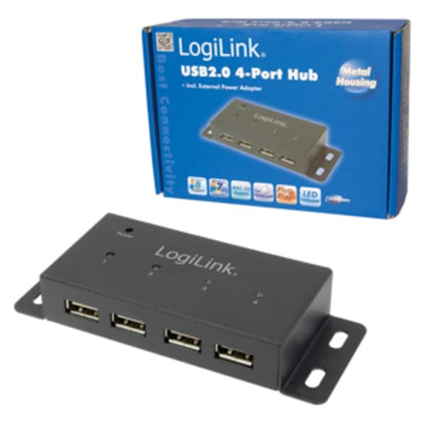 LogiLink - hub - 4 porte