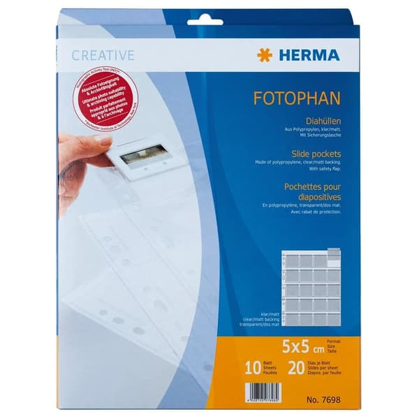 Herma Dia-taskut 5x5 10 arkkia kirkas/matta 7698