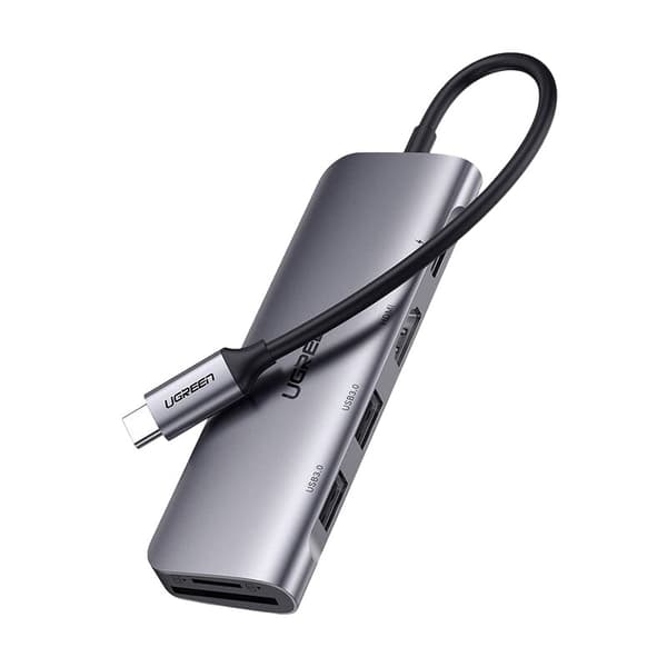 UGREEN CM195 USB-C til HDMI HUB Adapter, 2x USB-A 3.0, SD/TF, PD