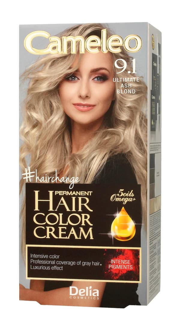 Delia Cameleo HCC Permanent Hårfarve Omega+ Nr. 9.1 Ultimate Askeblond 1stk.