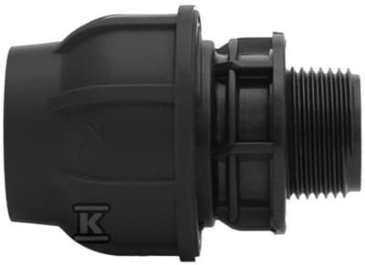 KLEMMEKOBLING .PP 50X2\" GZ TIL PE