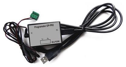 ELFON OPTIMA OP-PR2 Programmer för konfiguration av porttelefonsystemet från datorn, PC-OPTIMA-program, USB