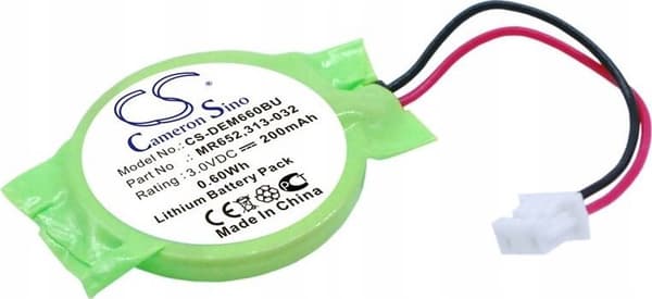 Cameron Sino Batteri Type Mr652 Til Bios Cmos Dell Precision M4600 M6600 Latitude X1 E6320 E6430 E6420 E6520 E7240/CS-DEM660bu