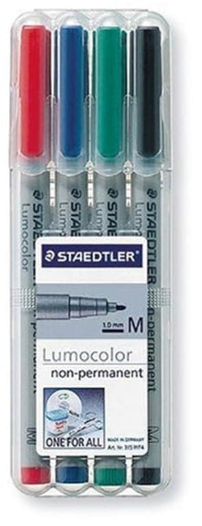 Marker Lumocolor Non-P 1,0mm ass (4)