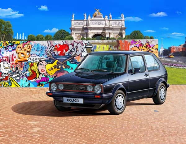Presentförpackning 1:24 35 år VW Golf1