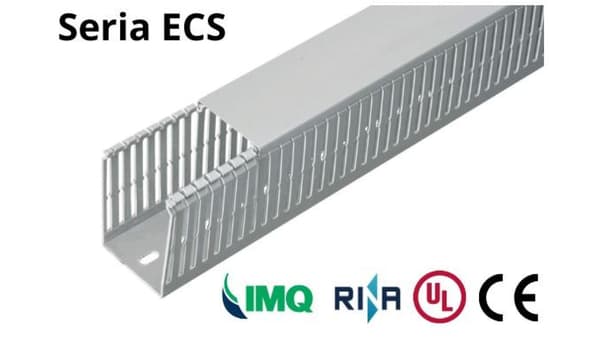 Kambricka med lock ECS 80x100 grå ECS80100 /2m/