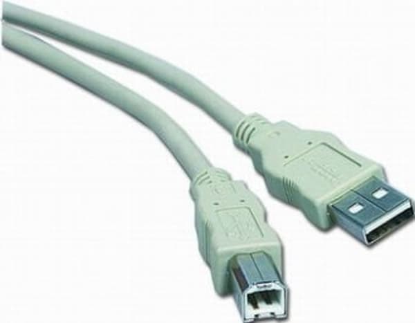Kabel USB PremiumCord USB-A - USB-B 2 m Grå (ku2ab2)