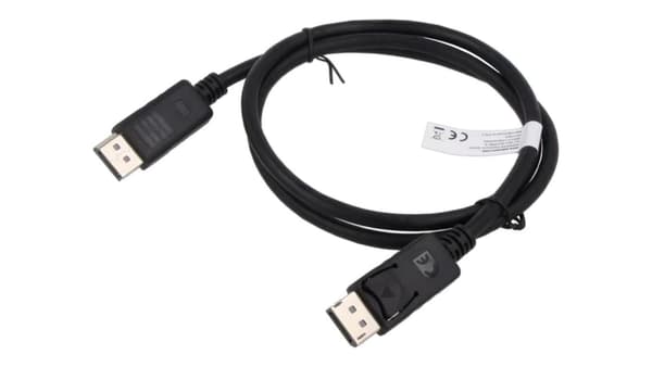 AK-340106-050-S DisplayPort-kabel 1.4 DisplayPort-stik begge sider 5m sort